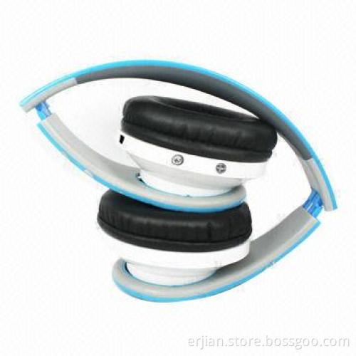Headphones with Built-in MP3 Player, USB2.0 Port, Micro SD Card Slot, FM Radio, Bluetooth Optional